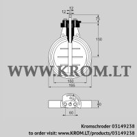 DKR150Z03F100D (03149238) butterfly valve