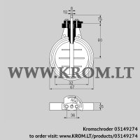 DKR32Z03F100A (03149274) butterfly valve