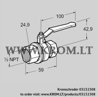 AKT15TN88 (03152308) manual valve