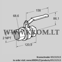 AKT50TN88 (03152313) manual valve