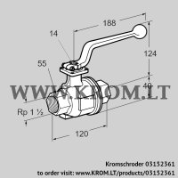 AKT40R160M (03152361) manual valve