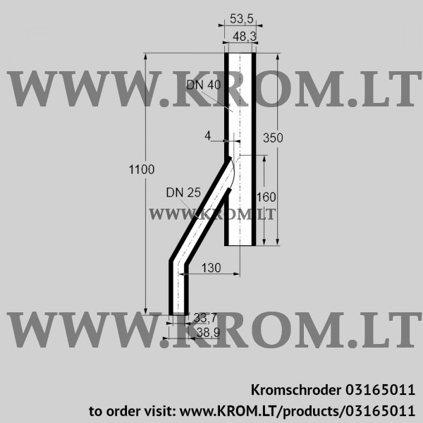 Kromschroder ABG 25/40, 03165011 exhaust, 03165011