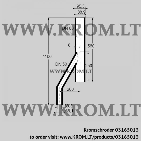 Kromschroder ABG 50/80, 03165013 exhaust, 03165013