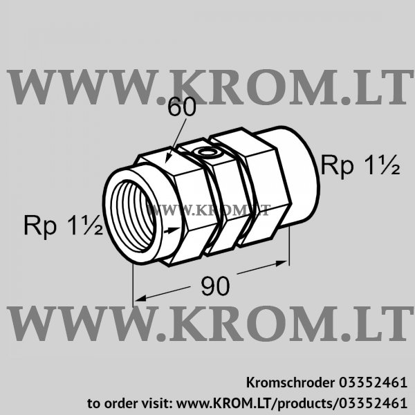 Kromschroder TAS 40II50, 03352461 thermal equipment trip, 03352461