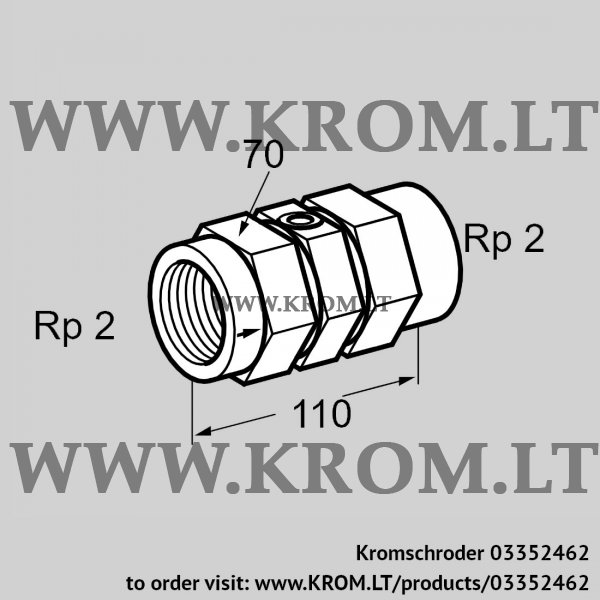 Kromschroder TAS 50II50, 03352462 thermal equipment trip, 03352462