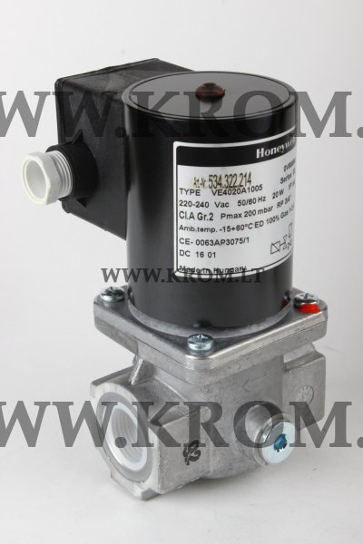 Honeywell VE 4020 A 1005 gas solenoid valve DN20, VE4020A1005