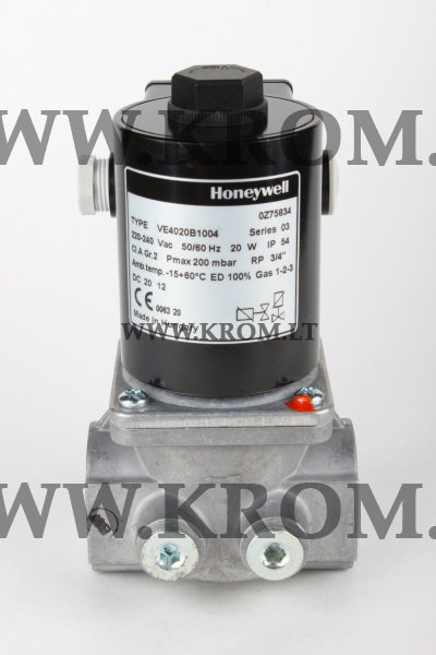 Honeywell VE 4020 B 1004 gas solenoid valve DN20, VE4020B1004