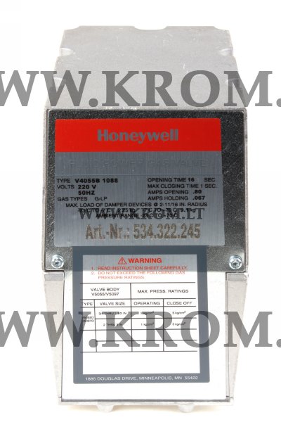 Honeywell V 4055 B 1088 fluid power actuator, V4055B1088/U