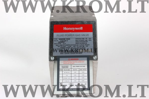 Honeywell V 4055 D 1035/U fluid power gas valve, V4055D1035/U