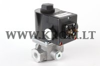 VE4010B1054 solenoid valve DN10 360 mbar 110V DIN IP65