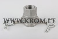 R-518-CL12-HTG 1" NPT locking coupler with high temp