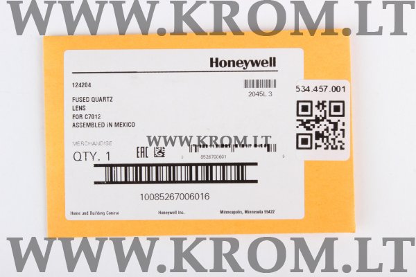 Honeywell 124204/U quartz lens, 124204/U