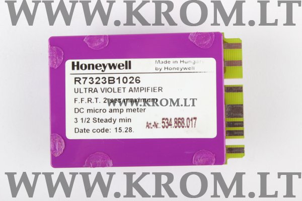 Honeywell R 7323 B 1026 UV amplifier, R7323B1026