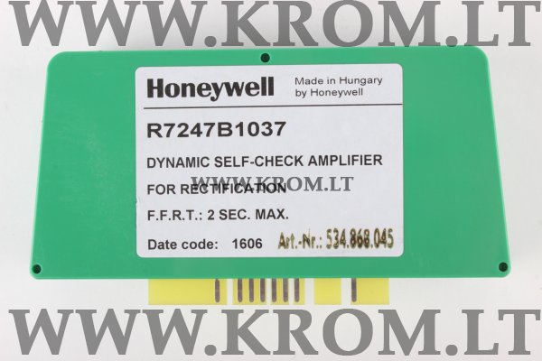 Honeywell R 7247 B 1037 amplifier, R7247B1037