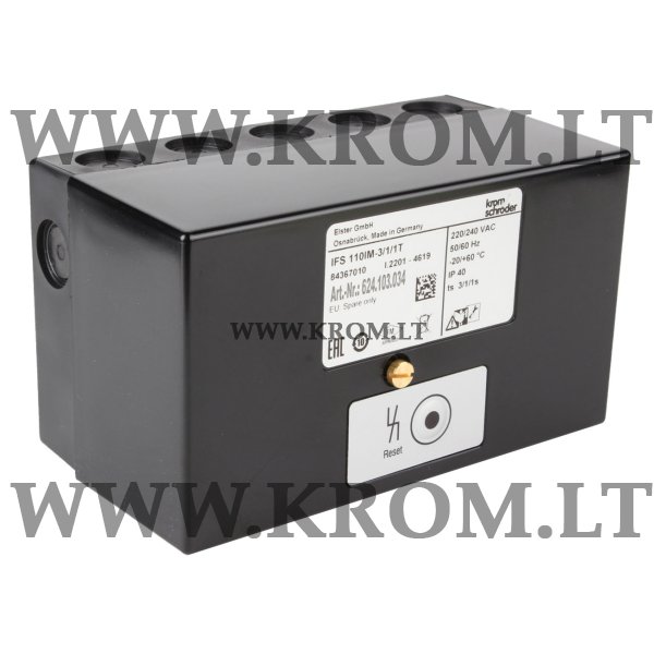 Kromschroder IFS 110IM-3/1/1T, 84367010 burner control unit, 84367010