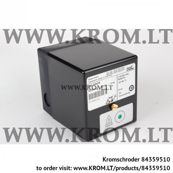 Kromschroder IFW 50W/R, 84359510 flame detector, 84359510