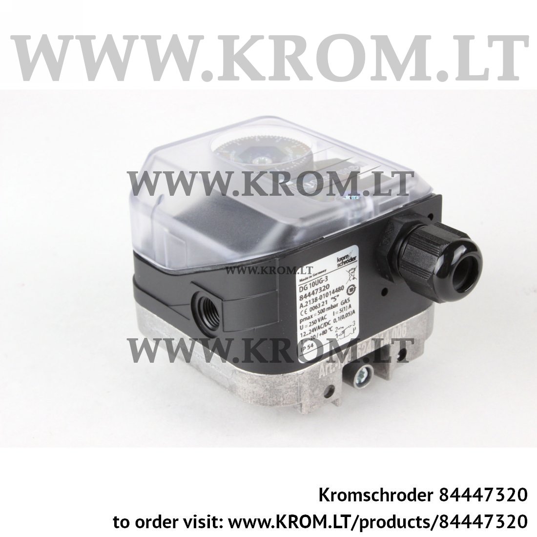 Kromschroder DG 10UG-3, 84447320 pressure switch for gas | Online