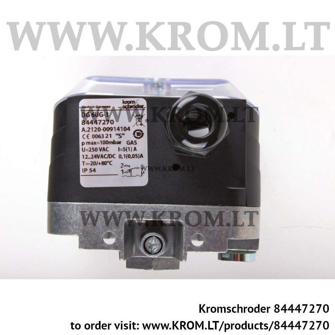 Kromschroder DG 6UG-3, 84447270 pressure switch for gas | Online store