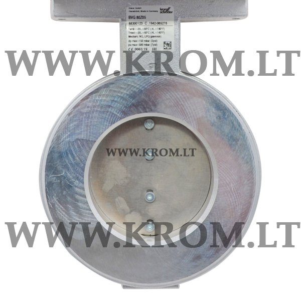 Kromschroder BVG 80Z05, 88300123 butterfly valve, 88300123