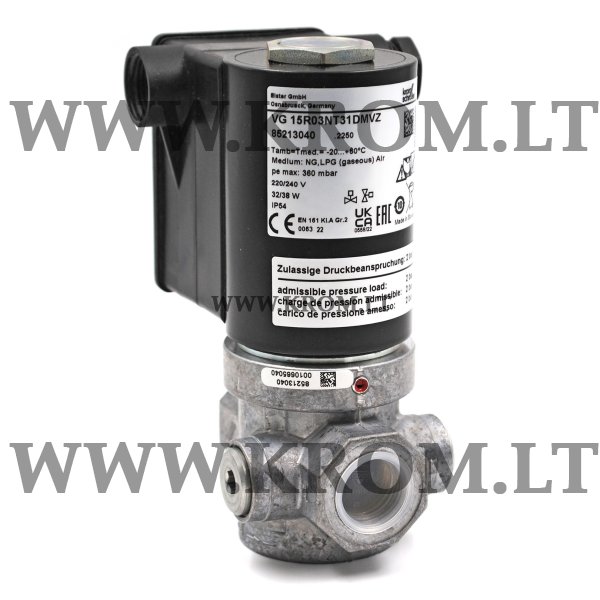 Kromschroder VG 15R03NT31DMVZ, 85213040 gas solenoid valve, 85213040