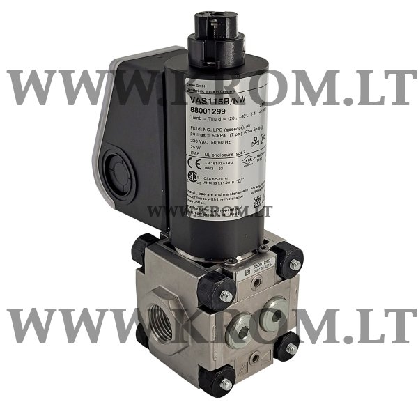 Kromschroder VAS 115R/NW, 88001299 gas solenoid valve, 88001299