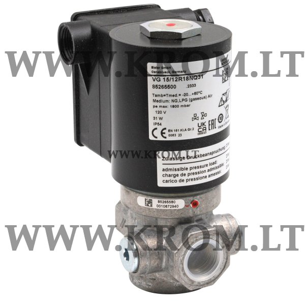 Kromschroder VG 15/12R18NQ31, 85265500 gas solenoid valve, 85265500