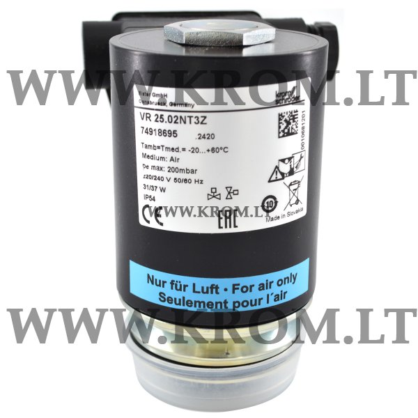 Kromschroder VR 25.02NT3Z without housing f.E., 74918695 air solenoid valve, 74918695