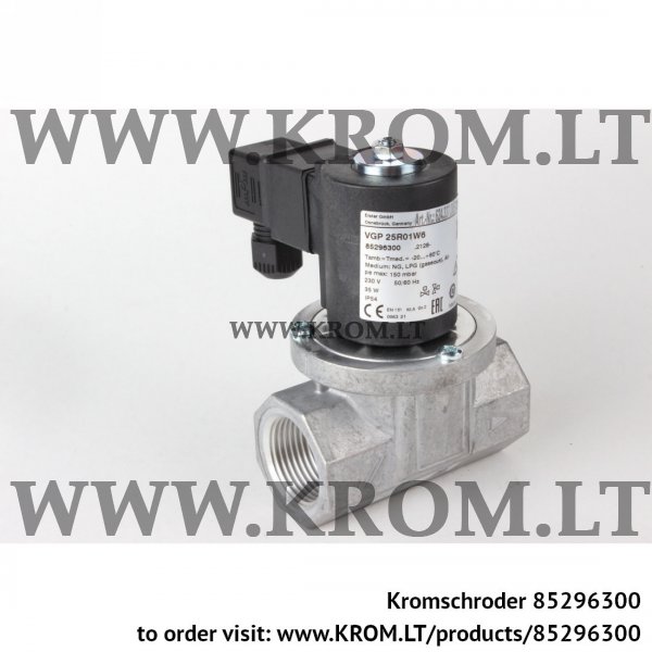 Kromschroder VGP 25R01W6, 85296300 gas solenoid valve, 85296300