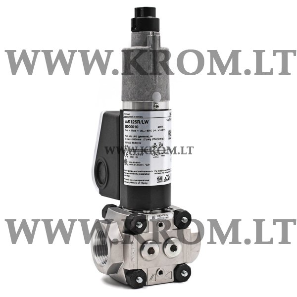 Kromschroder VAS 125R/LW, 88000010 gas solenoid valve, 88000010