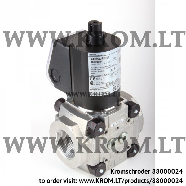Kromschroder VAS 240R/NW, 88000024 gas solenoid valve, 88000024