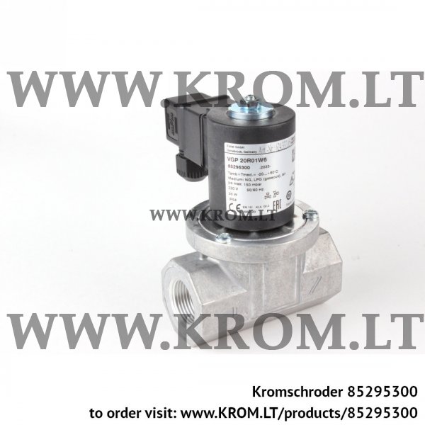 Kromschroder VGP 20R01W6, 85295300 gas solenoid valve, 85295300