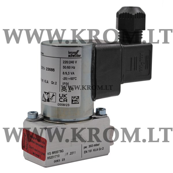 Kromschroder VG 8R03T6G, 85231710 gas solenoid valve, 85231710