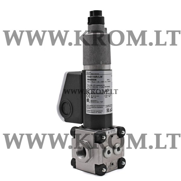 Kromschroder VAS 115R/LW, 88000008 gas solenoid valve, 88000008