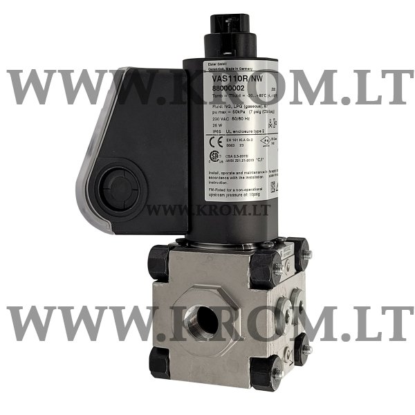 Kromschroder VAS 110R/NW, 88000002 gas solenoid valve, 88000002