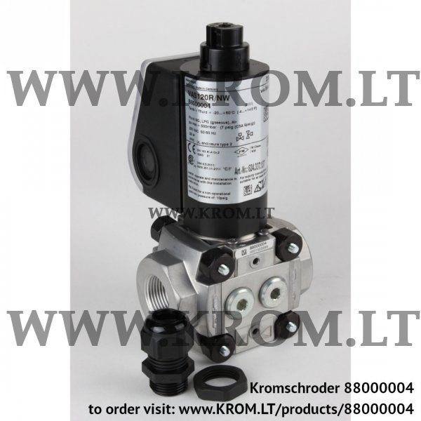 Kromschroder VAS 120R/NW, 88000004 gas solenoid valve, 88000004
