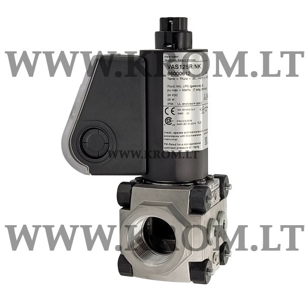 Kromschroder VAS 125R/NK, 88000612 gas solenoid valve, 88000612