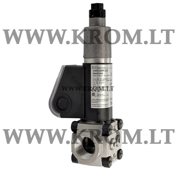 Kromschroder VAS 125R/LQ, 88007063 gas solenoid valve, 88007063