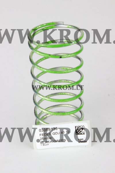 Kromschroder Spring 03089130 12.5-25 mbar, black/light-green, 03089130