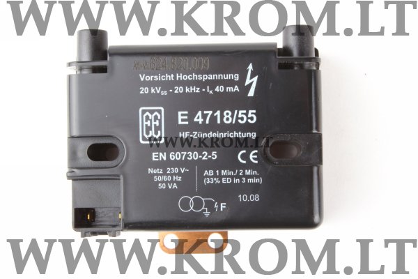 Kromschroder E4718/55, 74960468 ignition transformer, 74960468