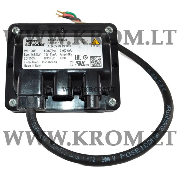 Kromschroder TZI 5-15/100QT, 84391111 ignition transformer, 84391111