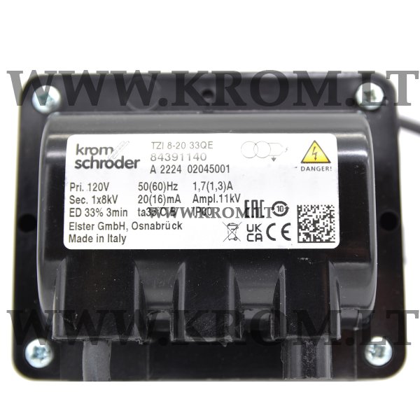 Kromschroder TZI8-20/33QE, 84391140 ignition transformer, 84391140