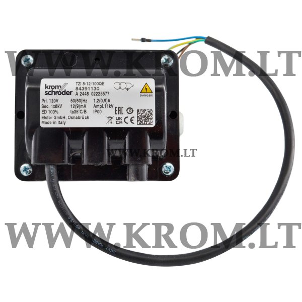 Kromschroder TZI 8-12/100QE, 84391130 ignition transformer, 84391130