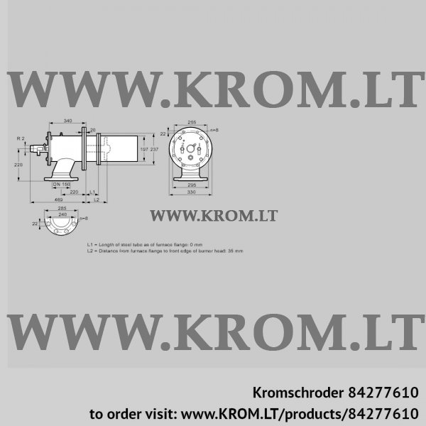 Kromschroder ZIC 200HB-0/35-(21)D, 84277610 burner for gas, 84277610