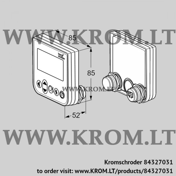 Kromschroder OCU 500-2, 84327031 operator-control unit, 84327031