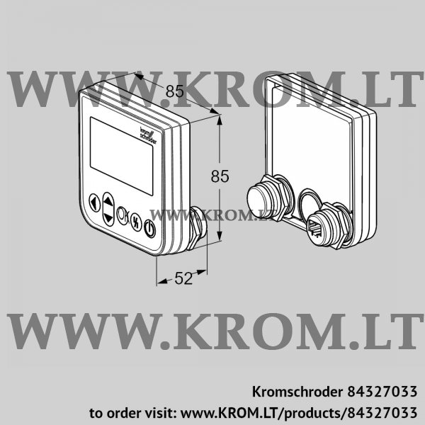Kromschroder OCU 500-4, 84327033 operator-control unit, 84327033
