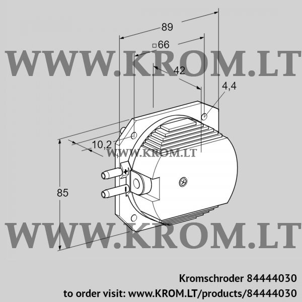 Kromschroder DL 2ET-1, 84444030 pressure switch for air, 84444030
