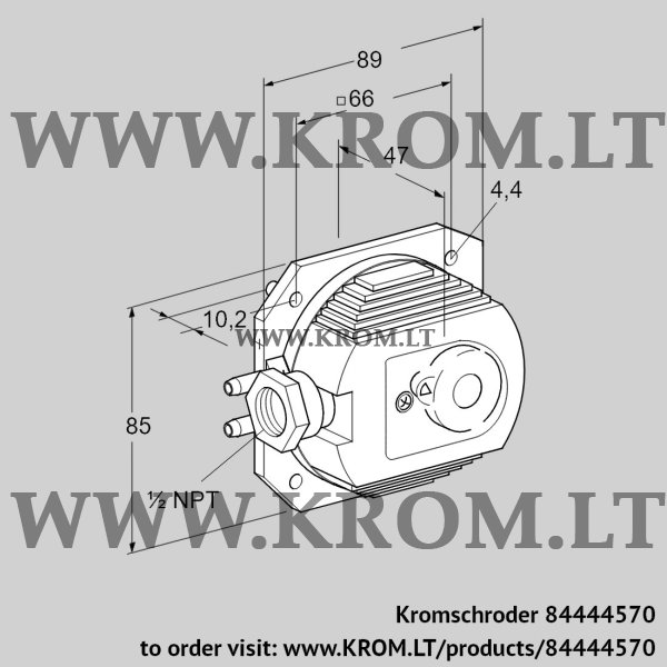 Kromschroder DL 3,5KT-1, 84444570 pressure switch for air, 84444570