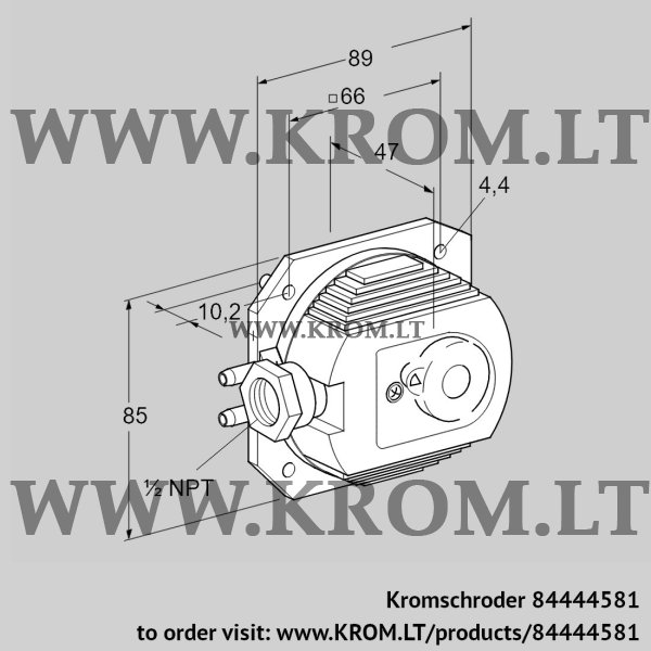 Kromschroder DL 24KTG-1, 84444581 pressure switch for air, 84444581