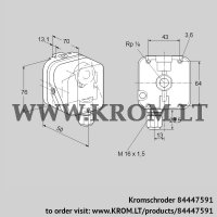 DG400B-3 (84447591) pressure switch for gas