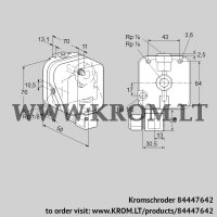 DG150H-6 (84447642) pressure switch for gas